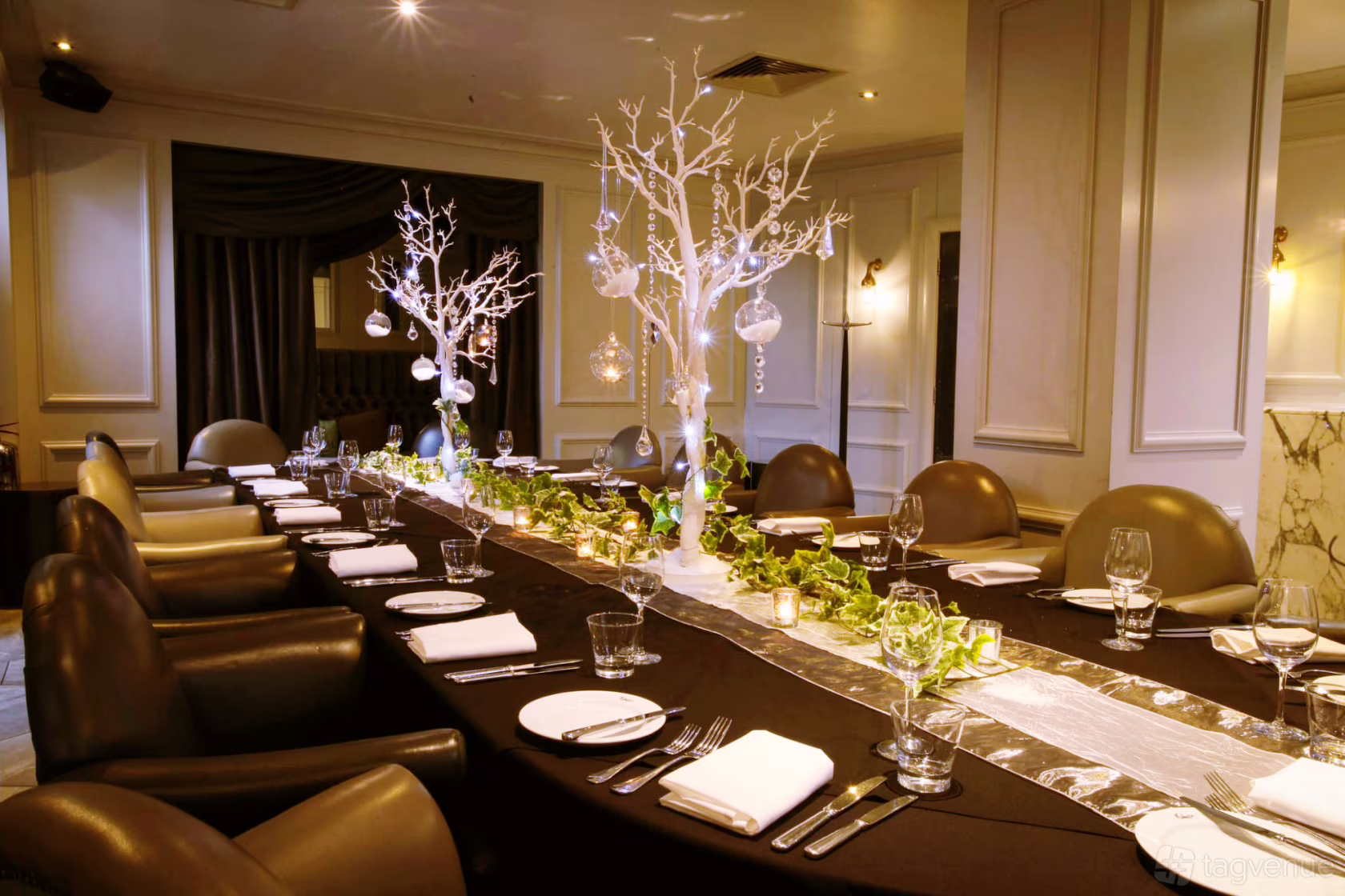 Editorial photograph of Malmaison boutique hotel event space in Manchester