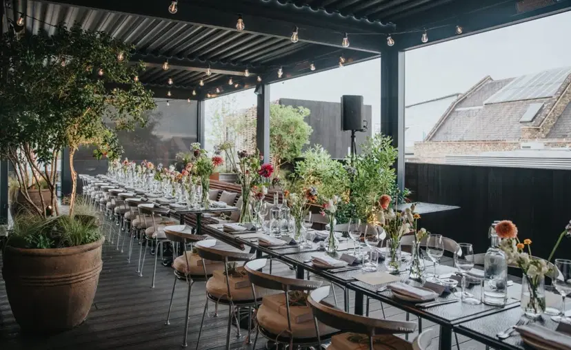 Editorial photograph of The Conduit private dining room in London