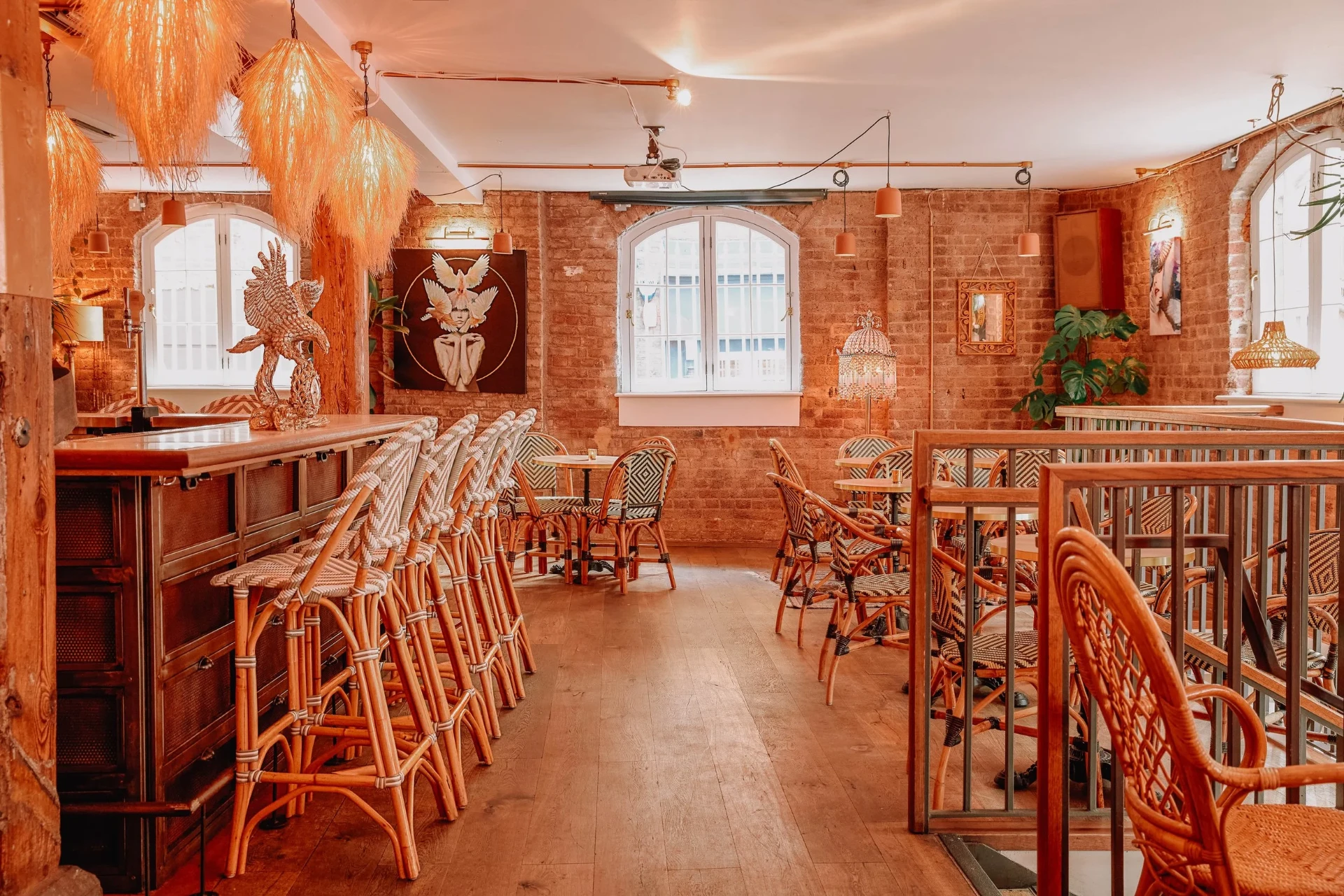 Editorial photograph of The Last Talisman bar and restaurant in London