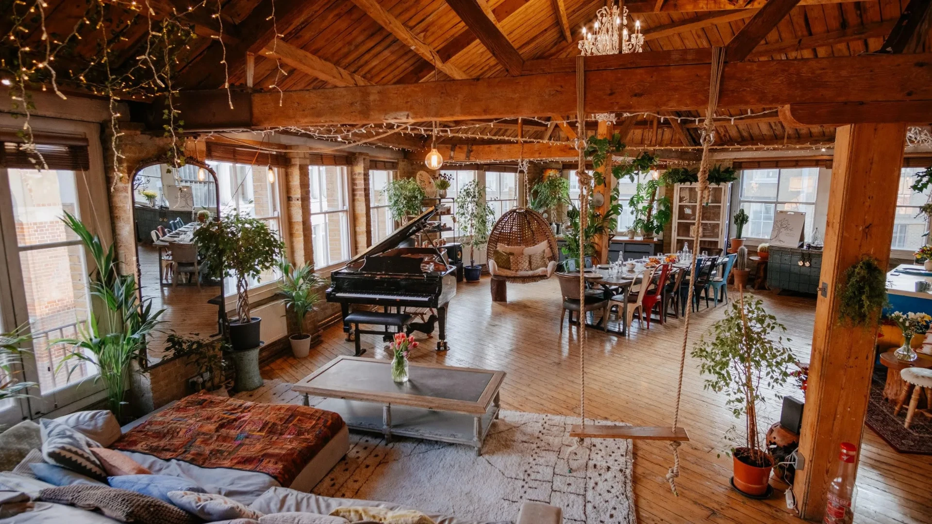 Editorial photograph of Shoreditch Treehouse event space in London