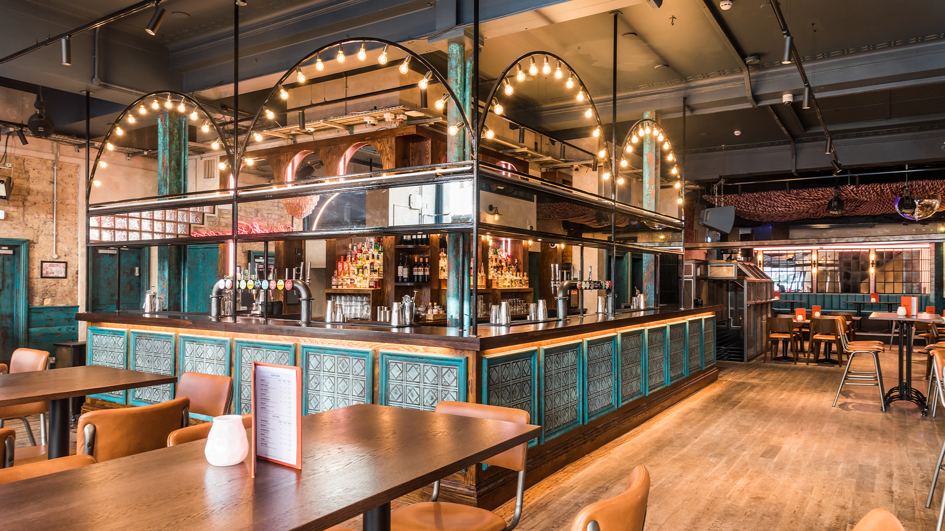 Editorial photograph of The Big Chill bar and club event space in London