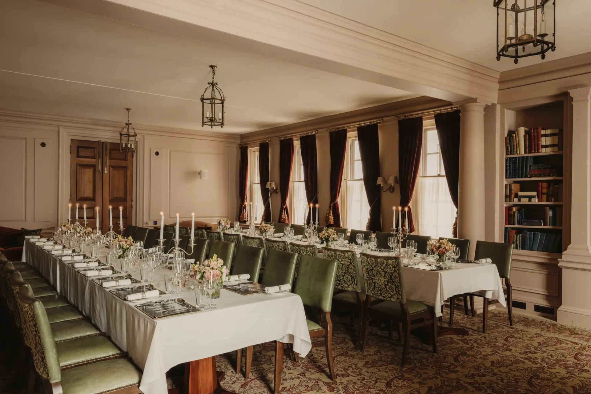 Editorial photograph of The Ned private dining room in London