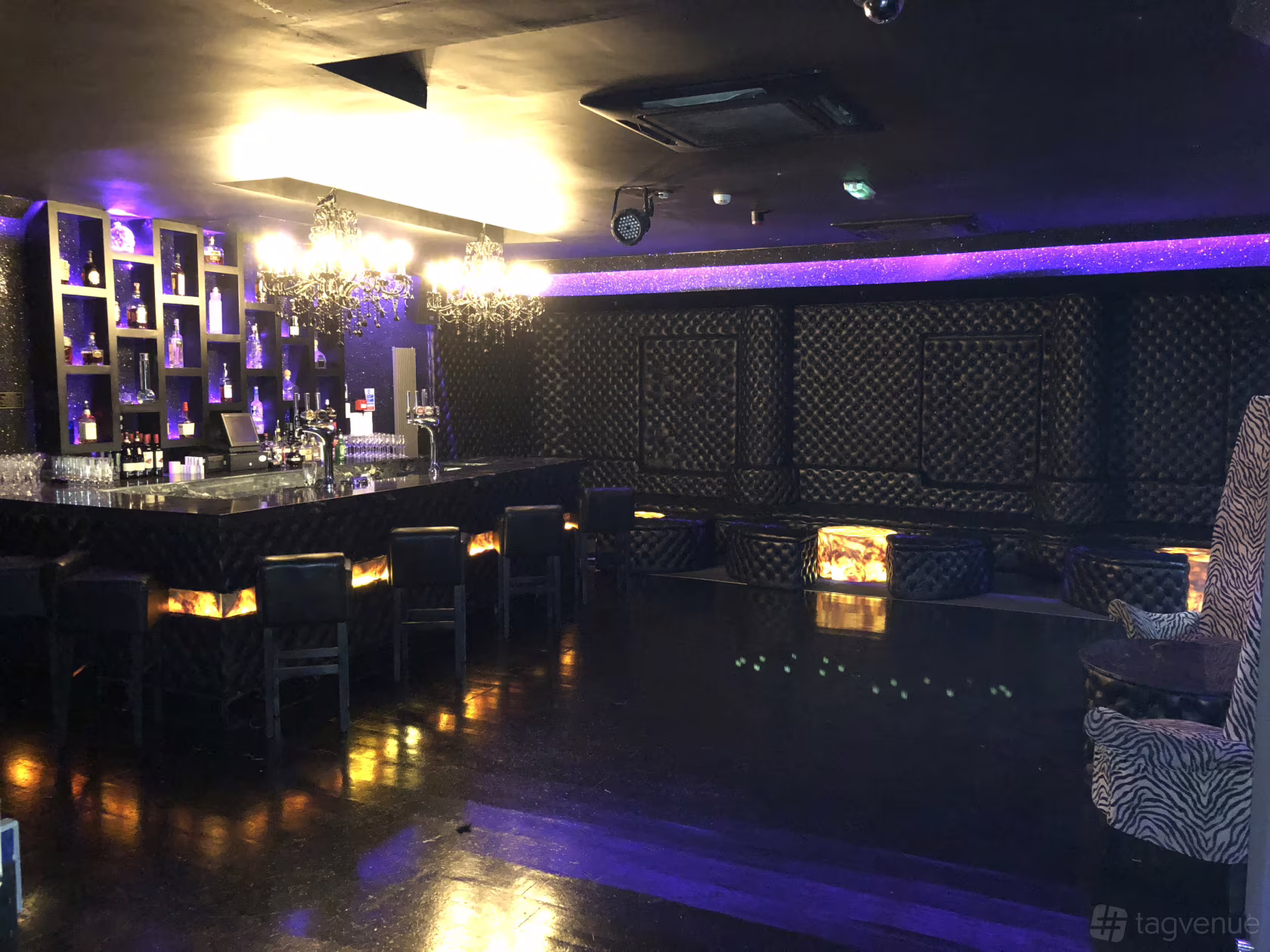 Editorial photograph of New York New York bar and event space in Manchester
